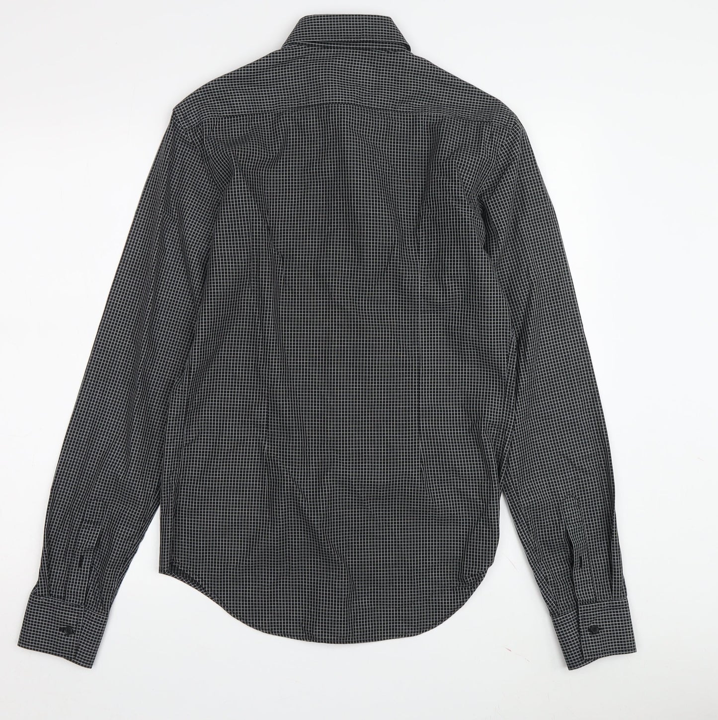 Zara Man Men's Multicoloured Slim Fit Check Shirt