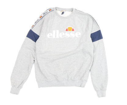 Ellesse Unisex Grey Sweatshirt M Classic Pullover