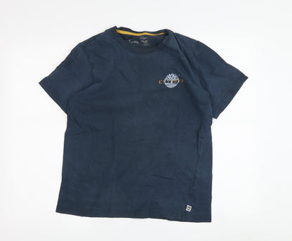 Timberland Men's Blue M Graphic Crew Neck T-Shirt
