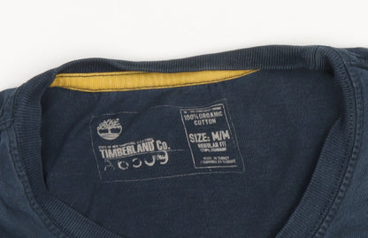 Timberland Men's Blue M Graphic Crew Neck T-Shirt