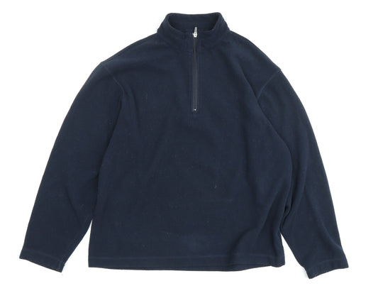 Mens UK Size L Marks and Spencer Blue Pullover Sweatshirt