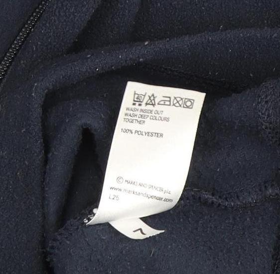 Mens UK Size L Marks and Spencer Blue Pullover Sweatshirt