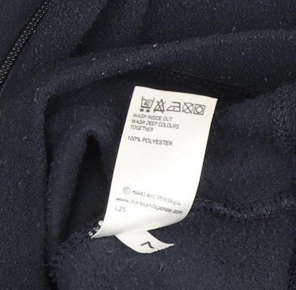 Mens UK Size L Marks and Spencer Blue Pullover Sweatshirt
