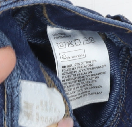Unisex Baby Blue Jeans, 12-18 Months, Elastic Waist