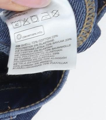 Unisex Baby Blue Jeans, 12-18 Months, Elastic Waist