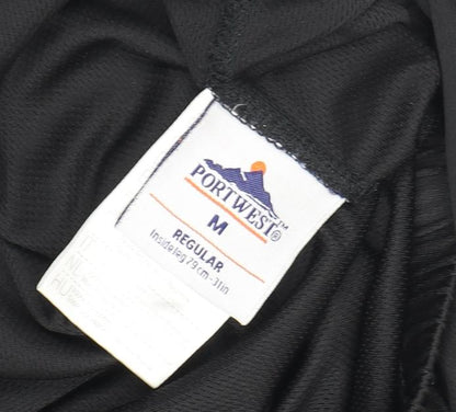 Portwest Men's Black Trousers M Regular Fit