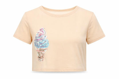 Womens UK Size M Boohoo Beige Basic T-Shirt