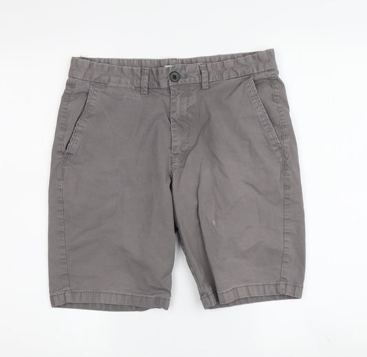 Burton Men's Grey Chino Shorts Size 32 Casual