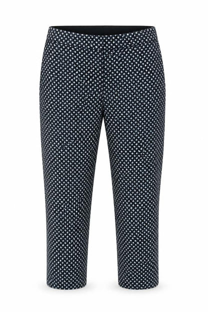 Womens UK Size L H&M  Capri Black Trousers