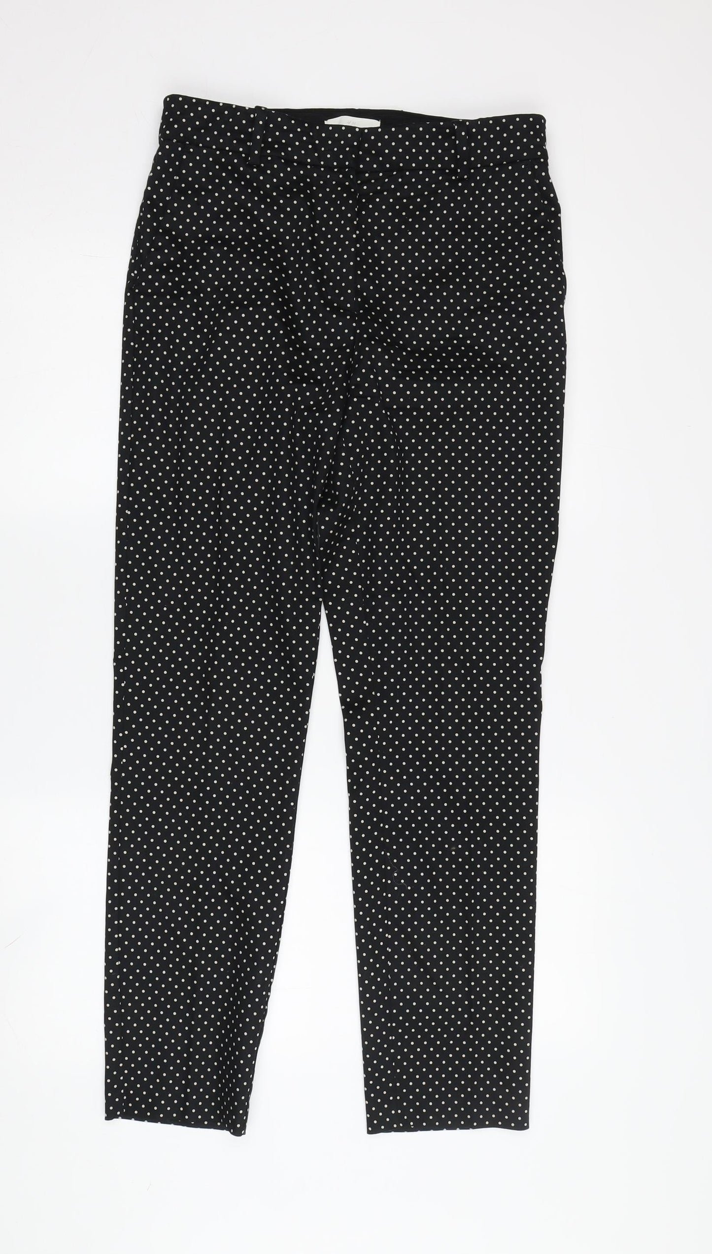 Womens UK Size 10 H&M Regular Fit Jegging Black Trousers