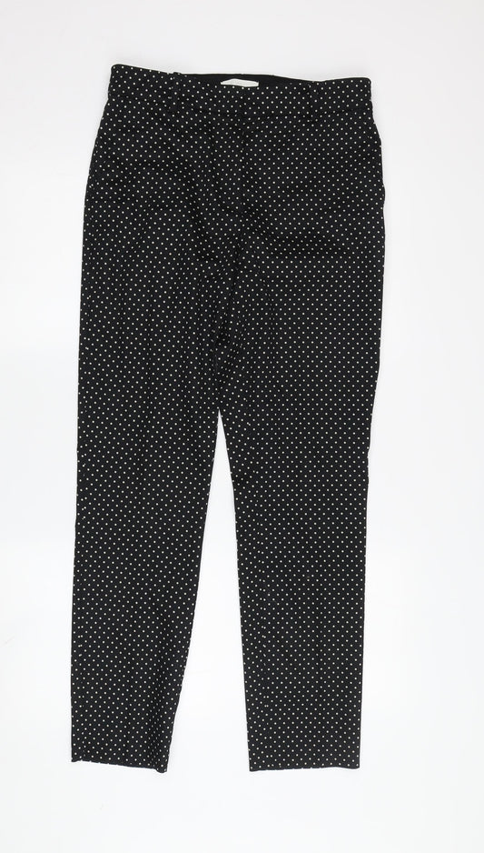 Womens UK Size 10 H&M Regular Fit Jegging Black Trousers