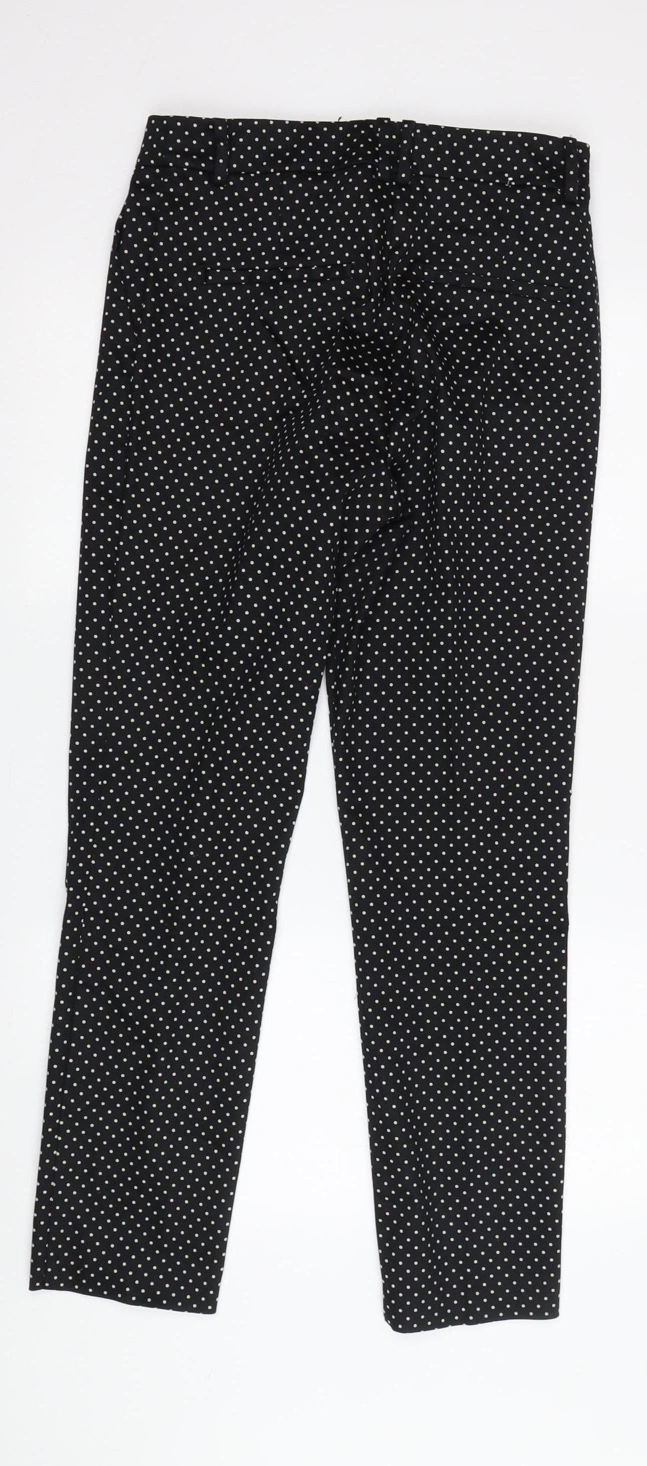 Womens UK Size 10 H&M Regular Fit Jegging Black Trousers