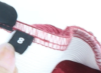 New Look Women's Red Bandage Skirt Size 8 Casual