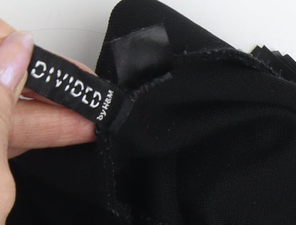 Divided Women's Black Stretch Pencil Skirt Size 8