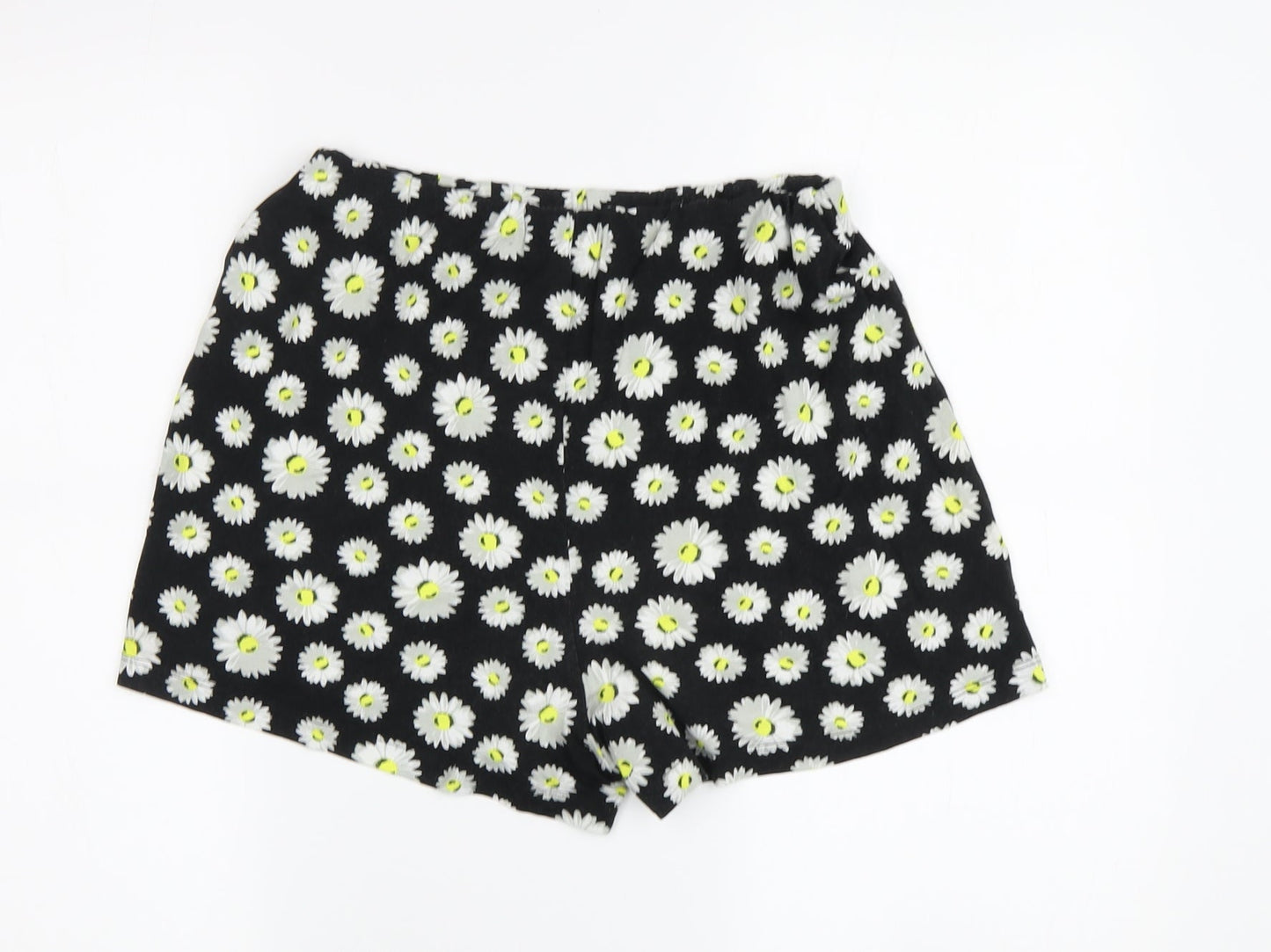 ASOS Women's Black Floral Shorts Size 8