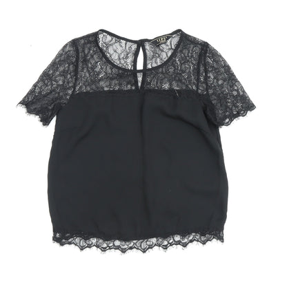 Womens UK Size 8 Lipsy Black Camisole Blouse