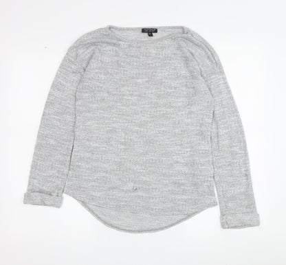 Womens UK Size UK 10 Topshop Grey Pullover Jumper
