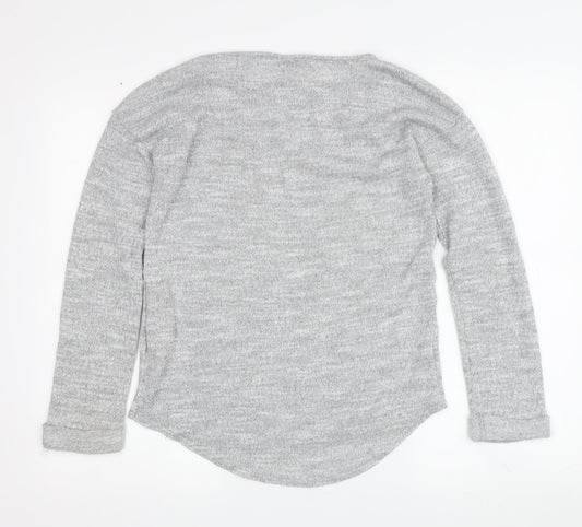 Womens UK Size UK 10 Topshop Grey Pullover Jumper