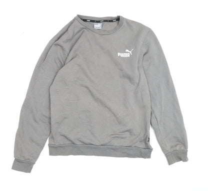 Mens UK Size S PUMA Grey Pullover Sweatshirt