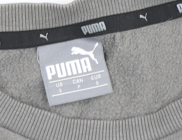 Mens UK Size S PUMA Grey Pullover Sweatshirt