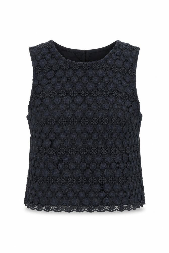 Womens UK Size 8 Oasis Black Camisole Blouse