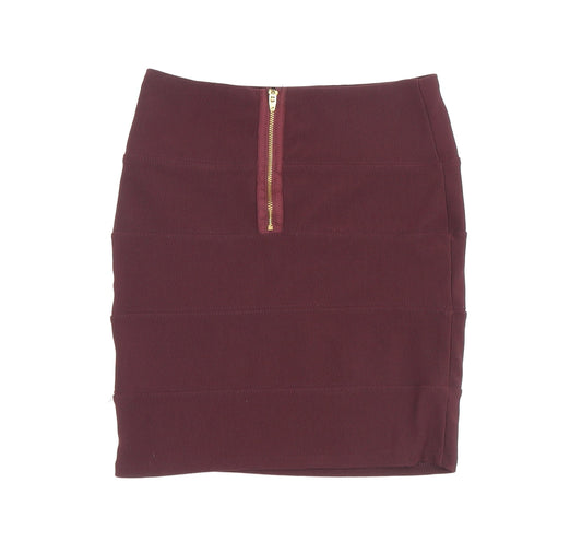 Womens UK Size 8 Topshop Bandage Knit Skirt