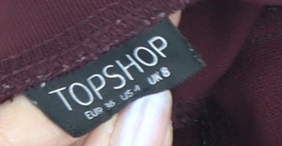 Womens UK Size 8 Topshop Bandage Knit Skirt