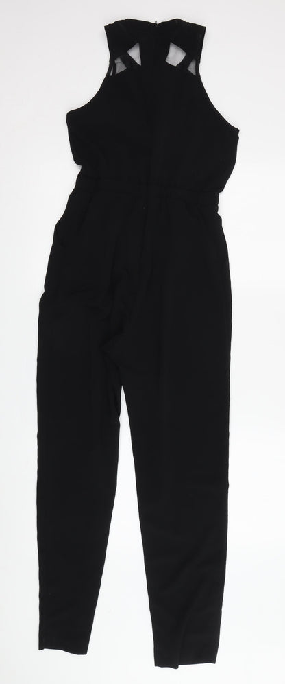 River Island Women's Black Jumpsuit - S, Sleeveless, Party