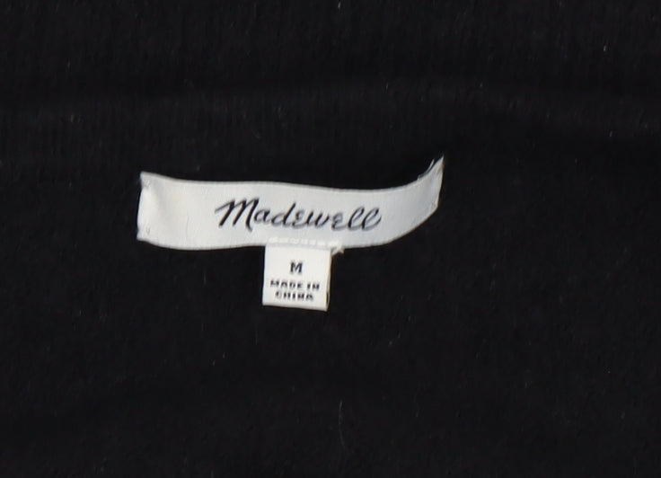 Madewell Women's Black Cardigan, Size M, Classic Style