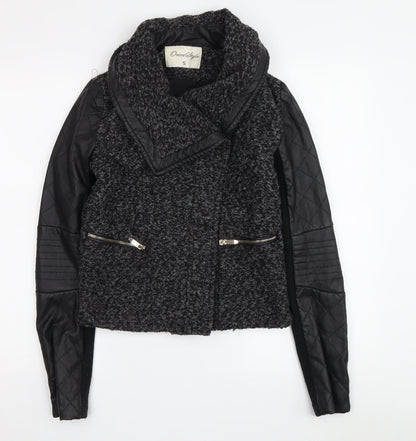 Orice Style Women’s Quilted Black Biker Jacket S