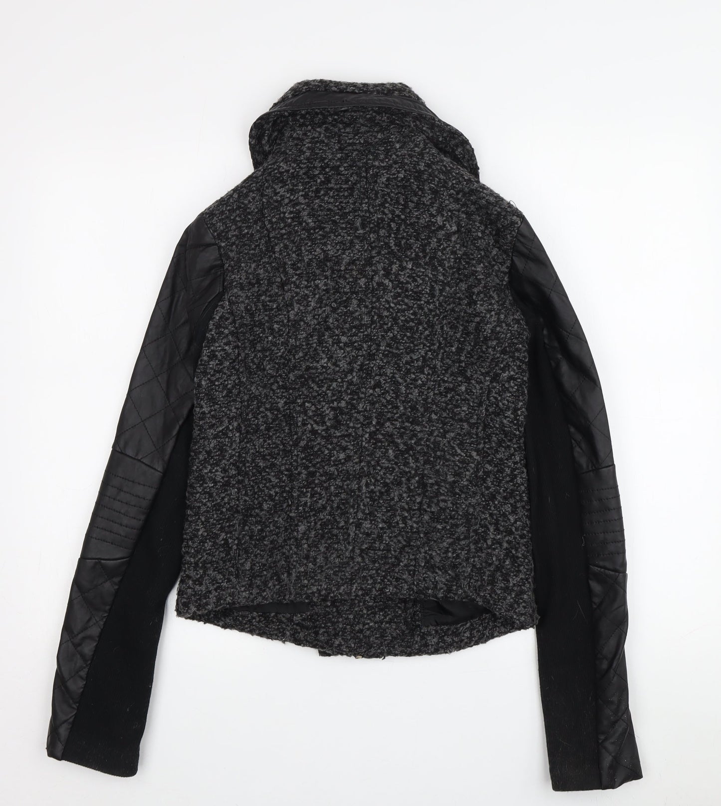 Orice Style Women’s Quilted Black Biker Jacket S