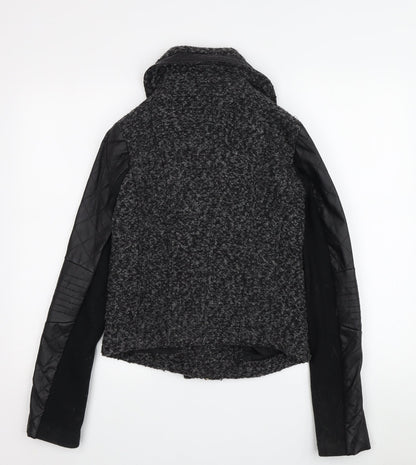 Orice Style Women’s Quilted Black Biker Jacket S