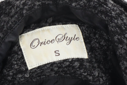 Orice Style Women’s Quilted Black Biker Jacket S