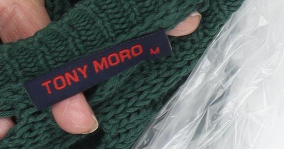 Tony Moro Women’s Green Open-Knit Cardigan M