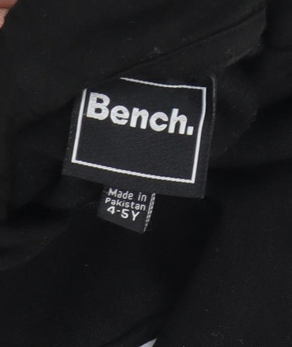 Bench Boys Black Pullover Hoodie 4-5 Years