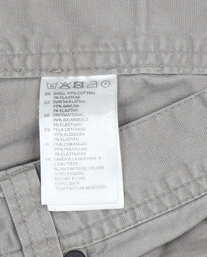 H&M Men's Grey Chino Trousers Size 33 Regular Fit