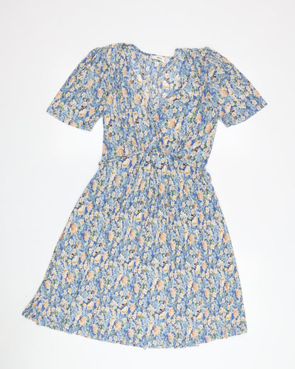 MNG Women's Floral Multicoloured XS Wrap Dress