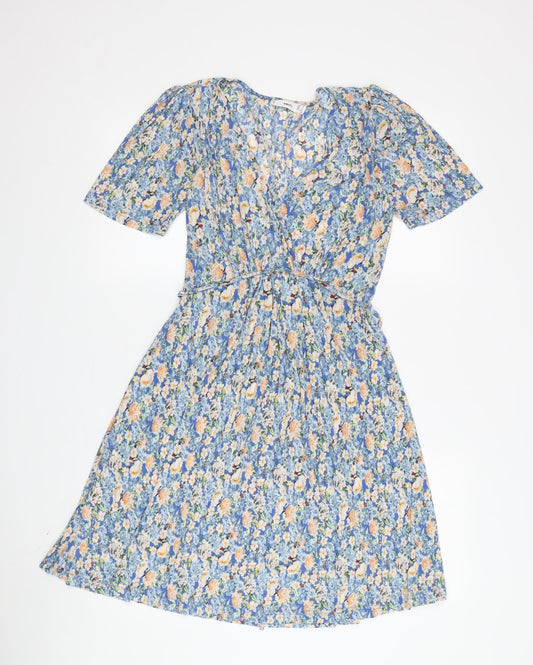MNG Women's Floral Multicoloured XS Wrap Dress