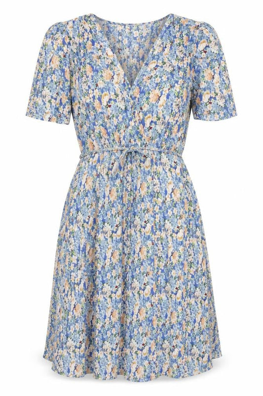 MNG Women's Floral Multicoloured XS Wrap Dress