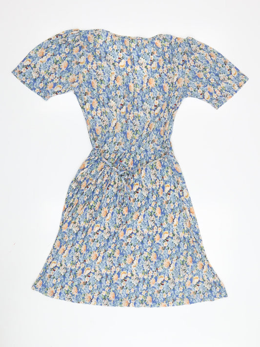 MNG Women's Floral Multicoloured XS Wrap Dress