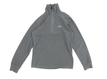 Trespass Grey Boys 1/4 Zip Fleece Sweatshirt, 9-10 Years