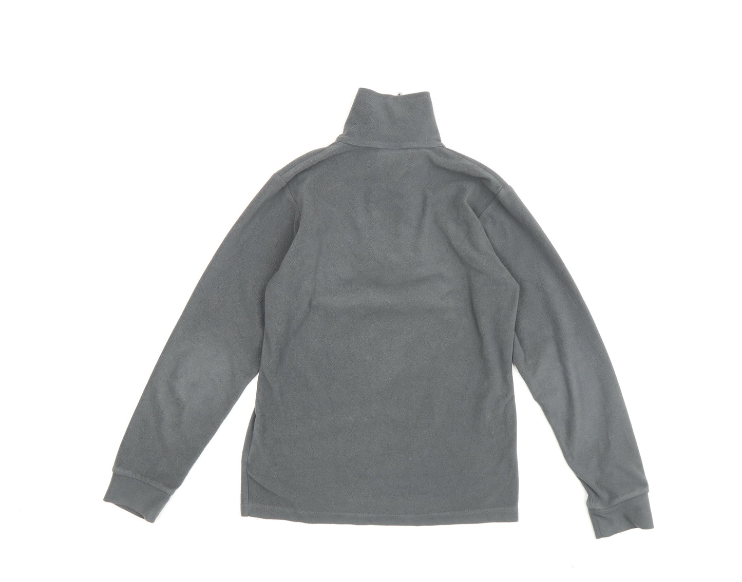 Trespass Grey Boys 1/4 Zip Fleece Sweatshirt, 9-10 Years