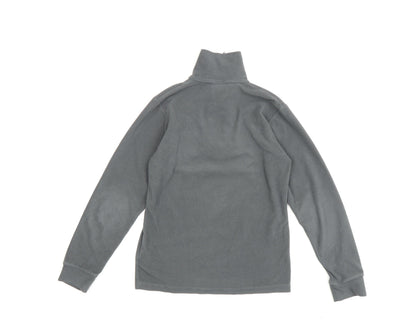 Trespass Grey Boys 1/4 Zip Fleece Sweatshirt, 9-10 Years