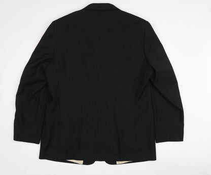 Mens UK Size 48 Voeut Regular Black Suit Jacket