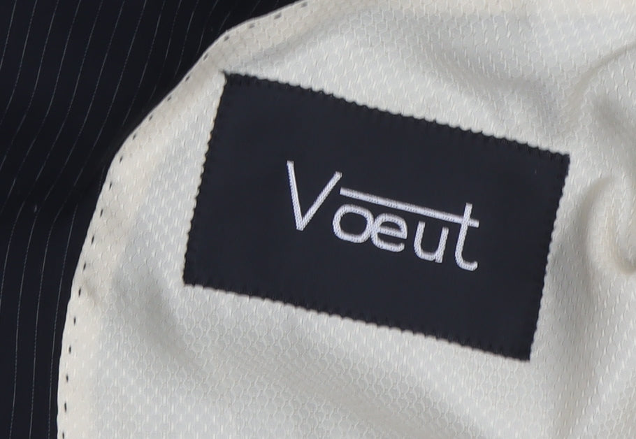 Mens UK Size 48 Voeut Regular Black Suit Jacket