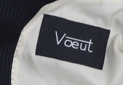 Mens UK Size 48 Voeut Regular Black Suit Jacket