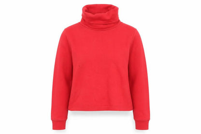 Zara Women's Red Pullover Sweatshirt S - Cosy Winter Essential