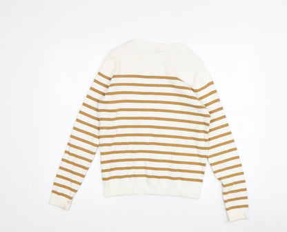 Womens UK Size S La Redoute Beige Pullover Jumper