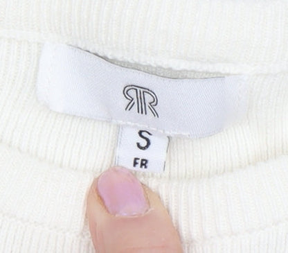 Womens UK Size S La Redoute Beige Pullover Jumper