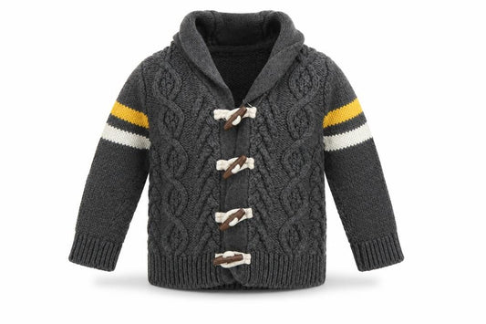 Gap Boys Grey Cable-Knit Cardigan 12-18 Months